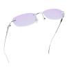 LifeArt Pure Titanium Frame Glasses/Blue Light Blocking Reading Glasses, Reduce Eyestrain, Stylish for Men and Women(Silver,+3.00 Magnification) view 1