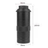 Microscope Accessories Kit Adjustable Magnification 100X 130X 180X 200X 300X 360X 500X Zoom C Mount Lens for USB Industry Video Microscope Camera Microscope Slides (Color : 100X) view 4