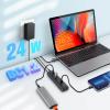 7-Port USB 3.2/USB C Hub with 10Gbps USB-A 3.2, 2 USB-C 3.2, 4 USB 3.0 Ports + 4 Ports USB A/USB C Hub 10Gbps view 2