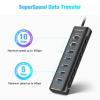 7-Port USB 3.2/USB C Hub with 10Gbps USB-A 3.2, 2 USB-C 3.2, 4 USB 3.0 Ports + 4 Ports USB A/USB C Hub 10Gbps view 3