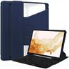 360 Rotating Keyboard Case for Samsung Galaxy Tab S9 FE 10.9 inch, Vertical Stand Magnetic Detachable Keyboard Slim Folio Smart Cover with KeyboardDark Blue view 1