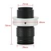 Microscope Accessories Kit Industrial Vision 80X 160X Adjustable Big Visual Field Long Monocular Zoom C Mount Lens for Microscope Camera Microscope Slides (Color : 80x 35mm) view 2
