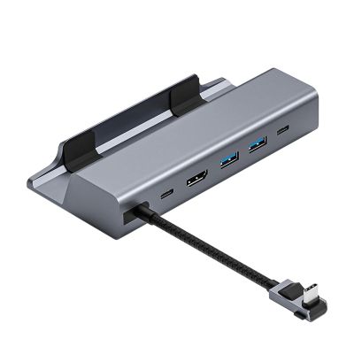 External Monitor Dock, 6 In 1 Laptop Connectivity Hub, Ethernet Gigabit Port 2.0 Output Laptop Dock, 4k High Definition Laptop Connectivity, Latest 3.0 Technology Laptop Docking Station For Laptop