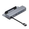 External Monitor Dock, 6 In 1 Laptop Connectivity Hub, Ethernet Gigabit Port 2.0 Output Laptop Dock, 4k High Definition Laptop Connectivity, Latest 3.0 Technology Laptop Docking Station For Laptop view 1