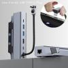 External Monitor Dock, 6 In 1 Laptop Connectivity Hub, Ethernet Gigabit Port 2.0 Output Laptop Dock, 4k High Definition Laptop Connectivity, Latest 3.0 Technology Laptop Docking Station For Laptop view 2