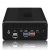 CWWK Firewall Appliance Mini PC,13th Intel U300(up to 4.4GHz),6*Intel i226-V 2.5G Ethernet Ports 5-core Soft Routing, 2*USB3.2|1*TF Slot|2*SATA|1*M.2 NVMe x4|Triple Display mini Host,16G RAM 1TB SSD. view 2