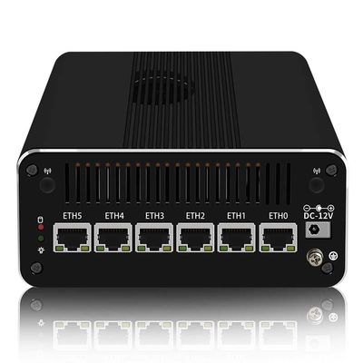 CWWK Firewall Appliance Mini PC,13th Intel U300(up to 4.4GHz),6*Intel i226-V 2.5G Ethernet ports 5-core soft routing, 2*USB3.2|1*TF slot|2*SATA|1*M.2 NVMe x4|triple display mini host,32G RAM 256G SSD.