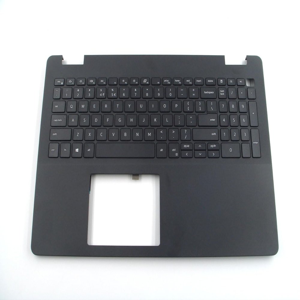Bayjebu Replacement Parts for DELL Vostro 3500 3501 15.6" Palmrest Keyboard Bezel US-English Non-Backlit 0NY3CT Black