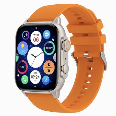 Smart Watch 1.96" AMOLED 410 * 502 High Definition Color Screen Smart Watch, Full Health Monitor Smartwatch for Men Women, Low Power Consumption Smartwatch (Orange)