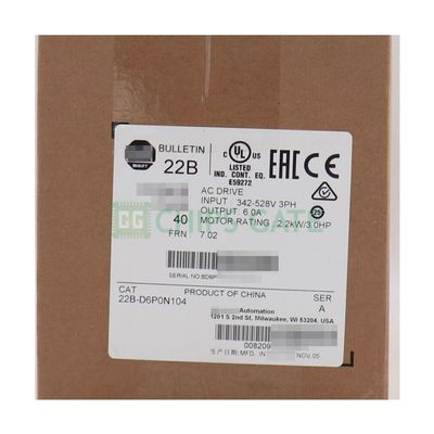 22B-D6P0N104 New 1 PC 2.2kW 3Hp AC Drive for Shipment