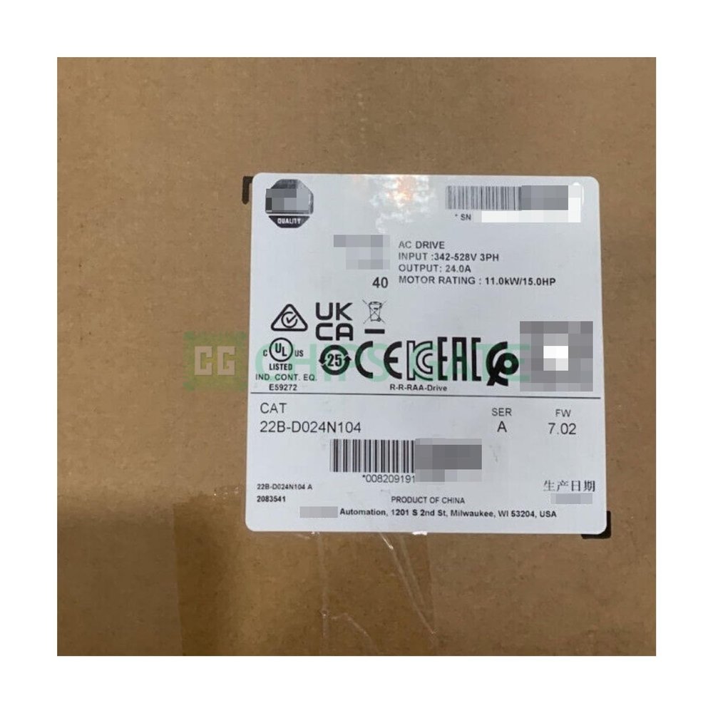 22B-D024N104 New 11kW 15HP AC Drive 22BD024N104 1PCS