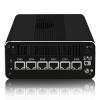 CWWK Firewall Appliance Mini PC,13th Intel U300(up to 4.4GHz),6*Intel i226-V 2.5G Ethernet ports 5-core soft routing, 2*USB3.2|1*TF slot|2*SATA|1*M.2 NVMe x4|triple display mini host,32G RAM 128G SSD. view 1