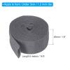 PATIKIL 1.8" 16FT Protective Hose Sleeve with Snap Fastener, Polyester Fiber Cable Cover Sheath Protection for Welding Tig Torch Hydraulic Hose, Gray view 2
