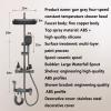 Bathroom shower set, multifunctional shower set, pressurized shower set, with intelligent constant temperature, led digital display, four-speed faucet, booster spray gun, suitable for bathroom, hotel view 2