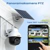 AOSU 3K/5MP Solar Security Cameras System Wireless Outdoor, Battery Powered WiFi Camera for Home Security, Panoramic PTZ, Auto Tracking, Human/Vehicle Detection, Color Night Vision (2 Pack) view 2