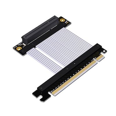 JMT PCI-E 4.0 x8 to x16 Extension Cable Gen4 128G/bps High Speed Adapter for 1U U.2 NVMe SSD Graphics Video Card (K38SL,25CM)