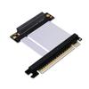JMT PCI-E 4.0 x8 to x16 Extension Cable Gen4 128G/bps High Speed Adapter for 1U U.2 NVMe SSD Graphics Video Card (K38SL,25CM) view 1