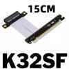 JMT PCI-E 4.0 x1 x4 to X16 Extension Cable gen4 16G/BPS 64G/BPS Adapter for Network Card USB Card Solid State Drive SSD Card (15CM,K32SF) view 2