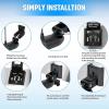Ankexin Fit for XNT 920T 9HW T 9Di T 14Di T 9HW Transducer Bracket Mounting Plate 7400931 Transom Mount Hardware Repair Part Kit view 4