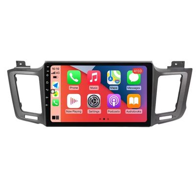10.1" 2+32GB Android Car Radio for Toyota RAV4 2013 2014 2015 2016 2017 2018 Stereo Dash Kit (with Canbus) Built-in Car-Play Android Auto GPS Navigation,Support FM/SWC/Rear View/Cooling Fun