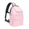 MOSISO Camera Sling Bag, DSLR/SLR/Mirrorless Camera Case Crossbody Photography Backpack with Tripod Holder&Removable Modular Inserts&PU Handle Compatible with Canon/Nikon/Sony, Pink view 1