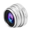 Camera Lens Plastic Metal 35mm F1.6 CCTV C Mount Large Aperture Lens for M4/3 FX (Silver) view 1