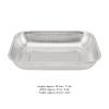 Rectangular Strainer Basket Stainless Steel Colander Strainer, Convenient Drainage, Moderate Capacity, Suitable for Washing Vegetables, Fruits, and Rice (S) view 2