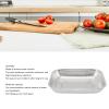 Rectangular Strainer Basket Stainless Steel Colander Strainer, Convenient Drainage, Moderate Capacity, Suitable for Washing Vegetables, Fruits, and Rice (S) view 4