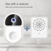 ciciglow Doorbell Camera, 1080P Wide Angle Night, Remote Video Call, Clear Sound, Easy Installation,Storage, 1000mAh Battery, for Home Security view 3