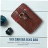 PartyKindom Camera Lens Pouch Lens Storage Case for Dslr and Mirrorless Cameras Lightweight Pu Material Portable Design for Photography Accessories view 4
