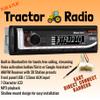 Bluetooth Tractor Radio for LS Tractor Easy Plug & Play Harness AM FM Bluetooth Voice USB 12V Direct Connect No Wire Splicing Single Din Slim Design view 2