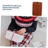 PartyKindom Professional Camera Lens Pouch Compact Lens Storage Case for Dslr Mirrorless Cameras Shockproof Protection for Lenses and Accessories Stylish Design Brown view 3
