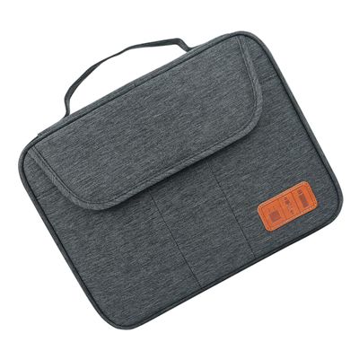 Gatuida Double Layer Travel Organizer Pouch for Digital Accessories Cables and Chargers Compact Medium Storage Bag for Electronics Phone and Gadgets