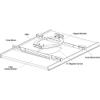 Algo 81X8TBR T-Bar & Joist Support Bracket for 8188/8198 / 1198 SIP Ceiling Speaker view 4