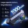 SUOOKC Motorcycle Bluetooth Headset Speaker Skiing Earphone Waterproof Bluetooth Helmet Headset with Noise Cancellation Ultra-Thin Wireless Bluetooth Headphones for All Helmets view 3