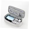 Gatuida 3pcs Electronic Organizer Storage Pouch for Travel Multi-functional Carrying Case Removable Dividers Compact Design for Cords and Digital Accessories Elegant view 4