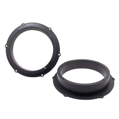 2pcs Black 6.5 Inch Car Speaker Mounting Spacer Adaptor Rings Suitable For Magotan-Skoda Car Stereo Speaker Spacer Speaker Spacer Rings 6.5inch Depth Extender Speaker Mounting Spacer Adaptor Car