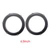 2pcs Black 6.5 Inch Car Speaker Mounting Spacer Adaptor Rings Suitable For Magotan-Skoda Car Stereo Speaker Spacer Speaker Spacer Rings 6.5inch Depth Extender Speaker Mounting Spacer Adaptor Car view 3
