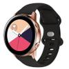 ONE ECHELON Quick Release Watch Band Compatible With Garmin Vivomove 3 44mm Silicone Pin & Tuck Replacement Strap (Black) view 2