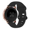 ONE ECHELON Quick Release Watch Band Compatible With Garmin Vivomove 3 44mm Silicone Pin & Tuck Replacement Strap (Black) view 3