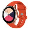 ONE ECHELON Quick Release Watch Band Compatible With Garmin Vivomove Silicone Pin & Tuck Replacement Strap (Orange) view 2