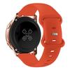 ONE ECHELON Quick Release Watch Band Compatible With Garmin Vivomove Silicone Pin & Tuck Replacement Strap (Orange) view 3