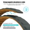 ONE ECHELON Quick Release Watch Band Compatible With Garmin Vivomove Silicone Magnetic Poppy Replacement Strap (Grey) view 3