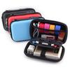 BUTIFULSIC Electronic Accessory Organizer Bag Portable Travel Case for Cables Chargers Memory Cards and More Durable Blue Storage for Gadgets and Essentials view 1