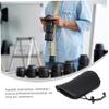 OSALADI 6pcs Neoprene Camera Lens Pouch Bag Shockproof Thermal Insulation Protector for Lenses Compact Design Carabiner for Easy Carrying Fits Lenses up to and Wide view 4