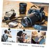 WOFASHPURET 2pcs Flexible Camera Lens Pouch Bag Shockproof Thermal Insulation Protector Xl for Safe Storage and Travel Drawstring Neoprene Design Camera Lens Accessories view 3