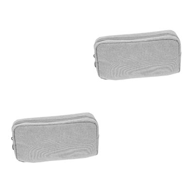 Uonlytech 2pcs Digital Storage Case Portable Cable Carrying Pouch for Tech Accessories Lightweight Organizer for Travel and Daily Use and Easy to Clean for Cords and Chargers