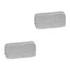 Uonlytech 2pcs Digital Storage Case Portable Cable Carrying Pouch for Tech Accessories Lightweight Organizer for Travel and Daily Use and Easy to Clean for Cords and Chargers view 1
