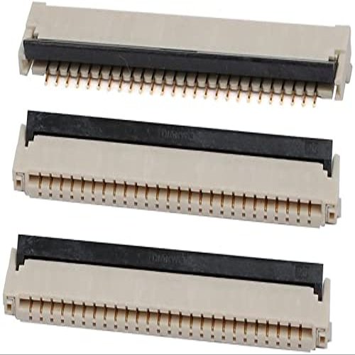 XYWHPGV 3Pcs 26P 1mm Pitch 2mm Thick Dual Sides Contact Gold Plated FPC Connector Socket(29cf8 8fb11 f39ce eb678 141f9 f6fc6