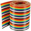 XYWHPGV Flat Cable 40P Rainbow IDC Wire 1.27mm Pitch 1m Long 2pcs(b4111 a2498 63845 c9b9d 0cedd 99f6b view 3